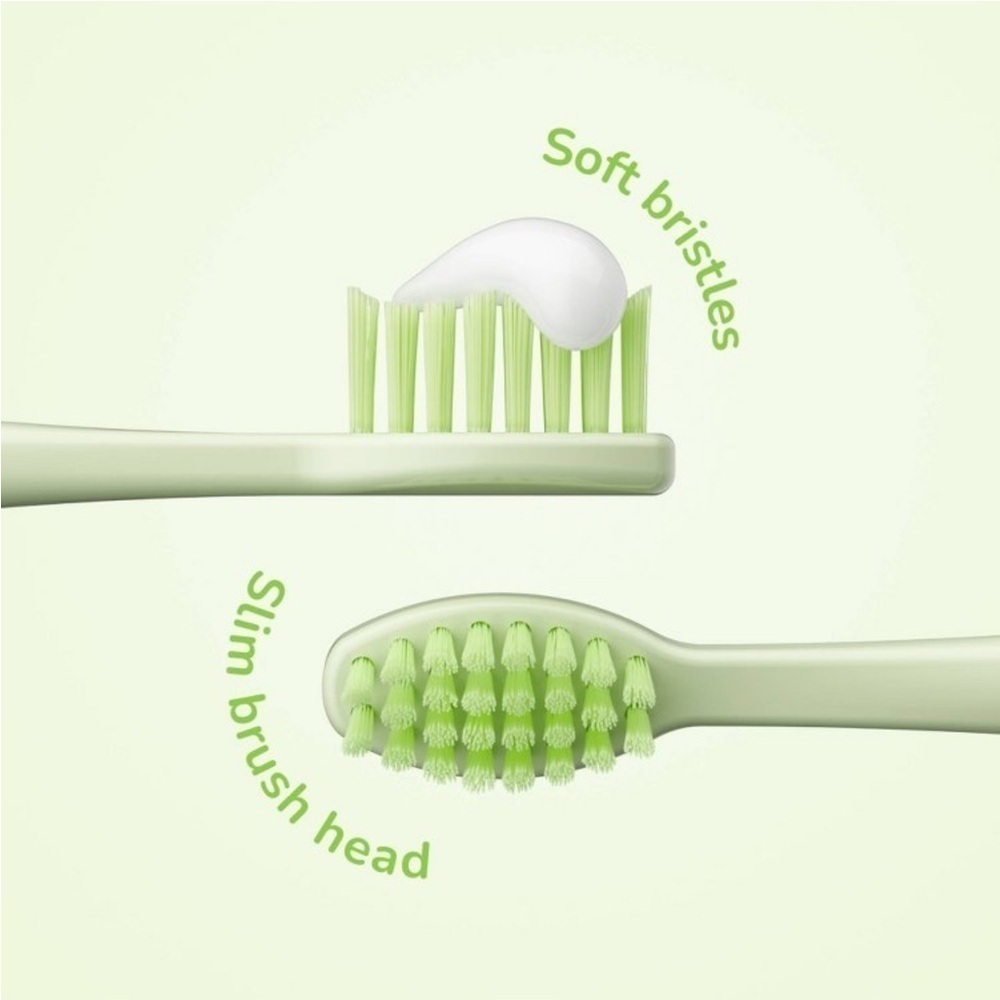 ORDO Sonic Kids’ Battery Toothbrush- Squishmallows Rutabaga- Green - Picture 3 of 4
